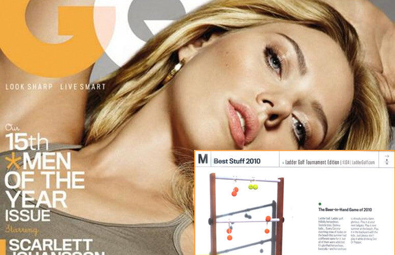 Brent Doud, Inventor of Ladder Golf, playing the game. Brent Doud, Inventor of Ladder Golf, playing the game.