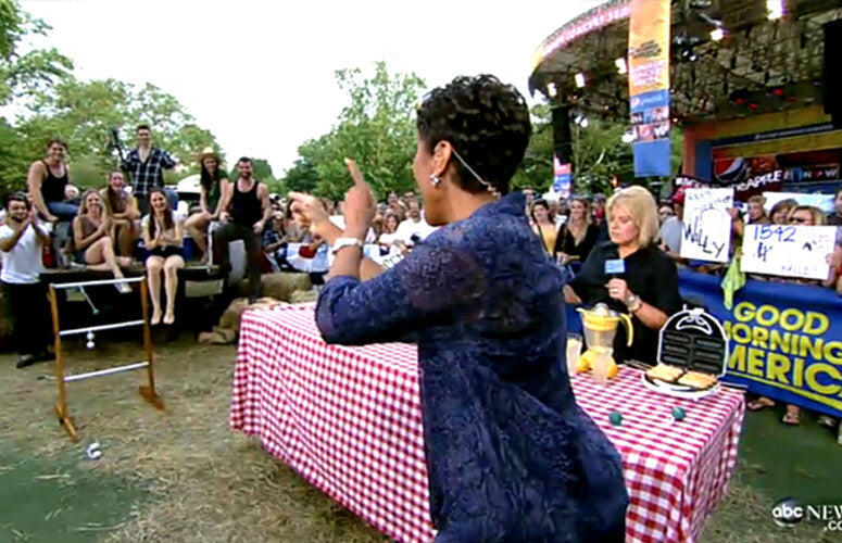 Brent Doud, Inventor of Ladder Golf, playing the game. Brent Doud, Inventor of Ladder Golf, playing the game.